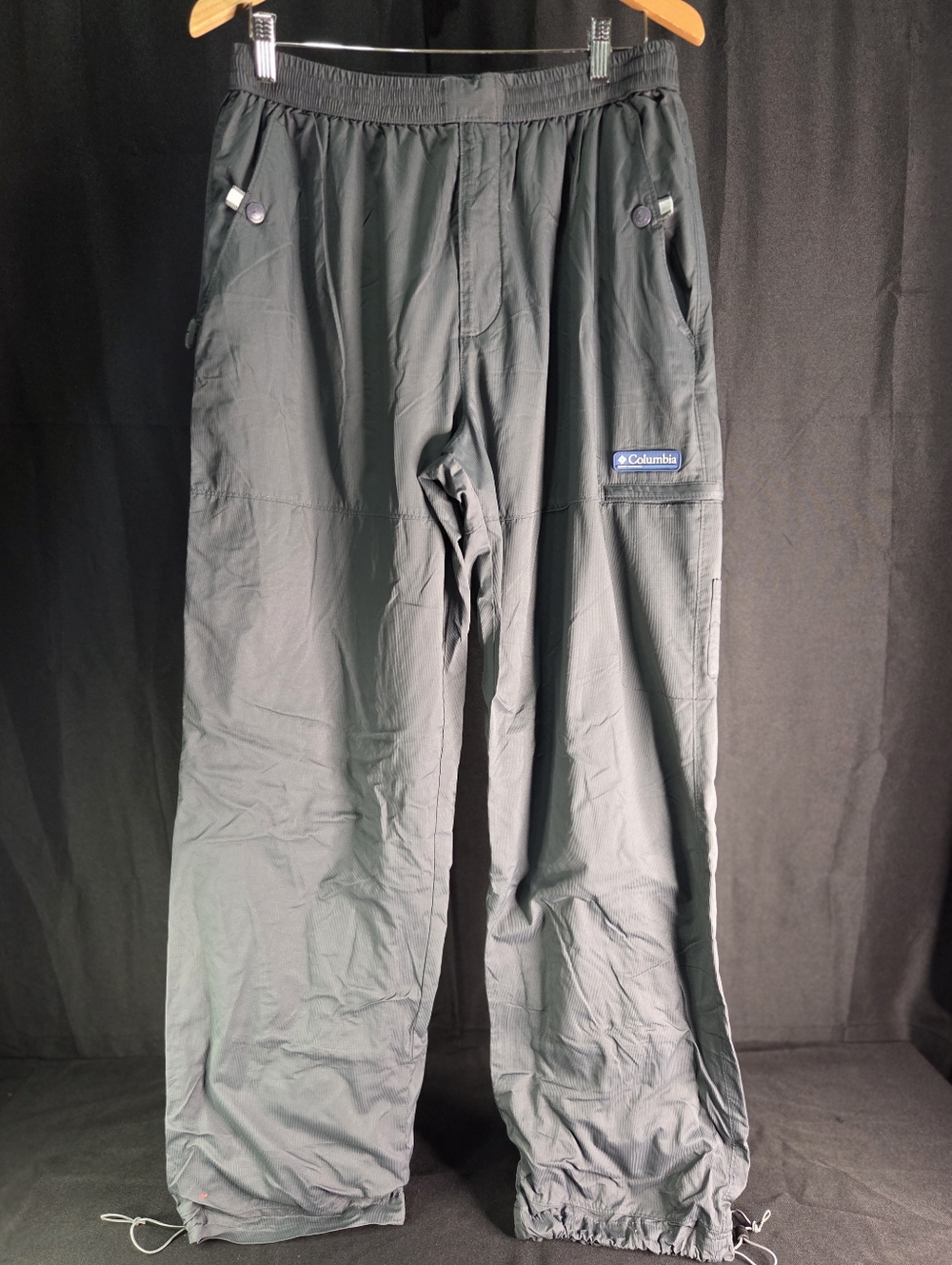 Men's Columbia Fully Lined Medium Pants Gray